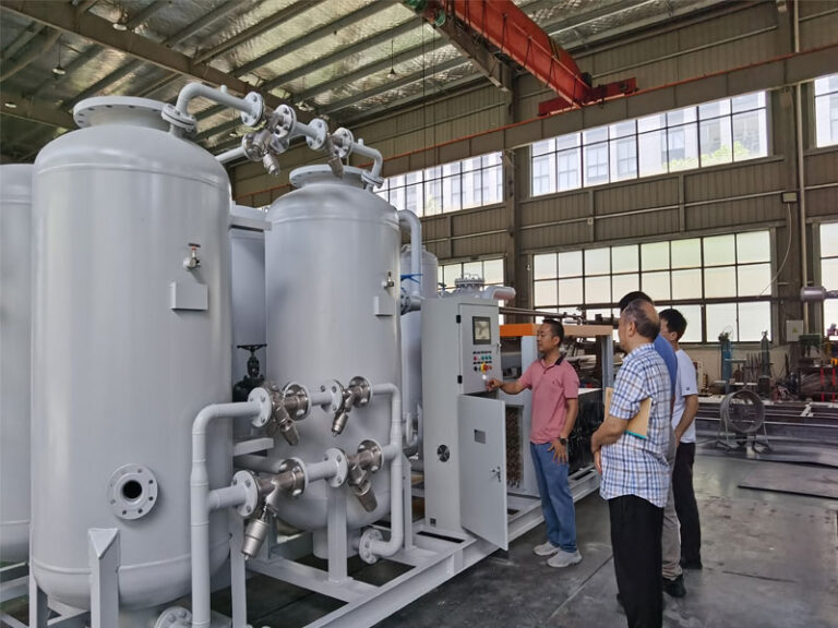 Myanmar Clients Visit Yipu Energy for Acceptance of Instrument Air Nitrogen Generator Project