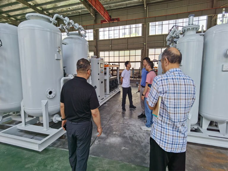 Myanmar Clients Successfully Complete Acceptance Inspection of Instrument Air Nitrogen Generator Project