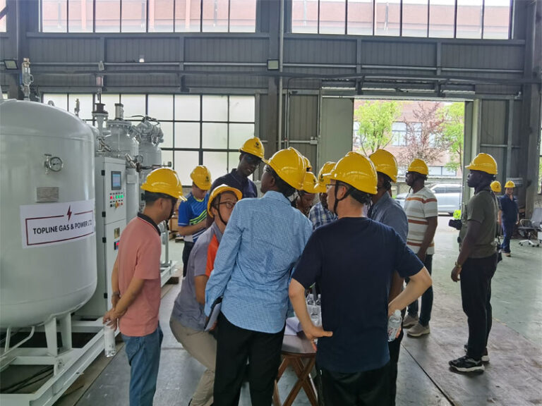 Nigerian Clients Inspect Yipu Energy’s Nitrogen Generator Unit