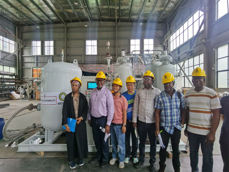 Yipu Energy Welcomes Nigerian Clients for Inspection of Nitrogen Generator Unit Project