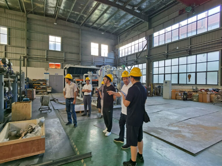 Uzbekistan Client Visits Yipu Energy for Inspection of Natural Gas Dehydration Unit Project